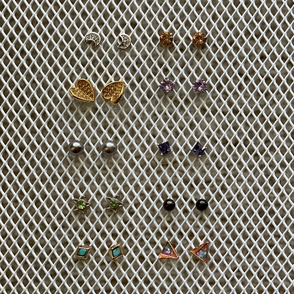 Stud Earring Bundle (10 pair)